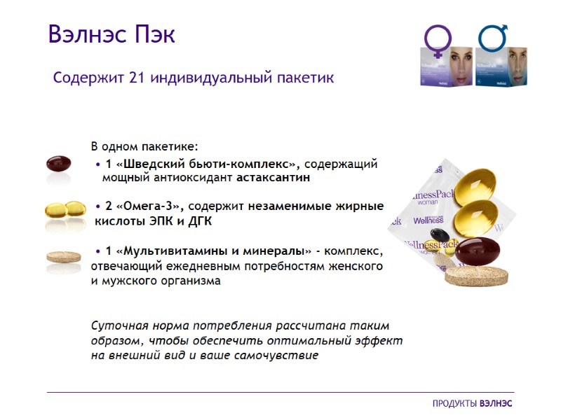 Вэлнэс Пэк В одном пакетике:   • 1 «Шведский бьюти-комплекс», содержащий  